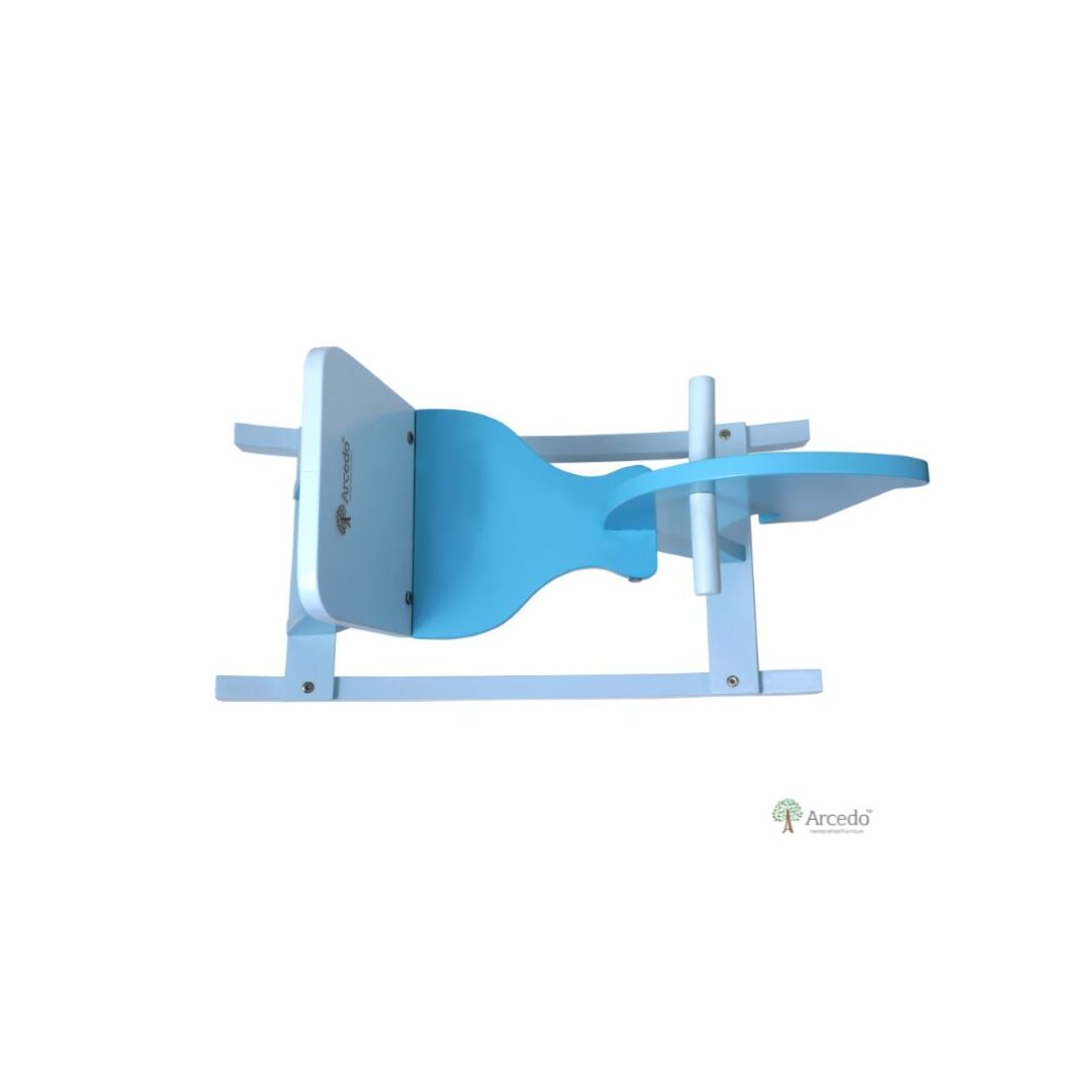 blue wooden rocking hourse | wooden rocking hourse | buy kids furniture online