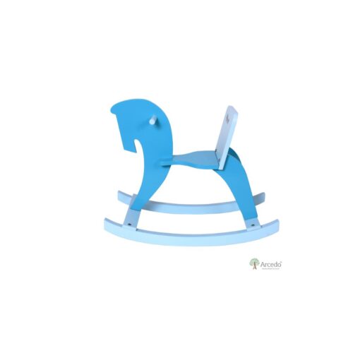 blue wooden rocking hourse | wooden rocking hourse | buy kids furniture online