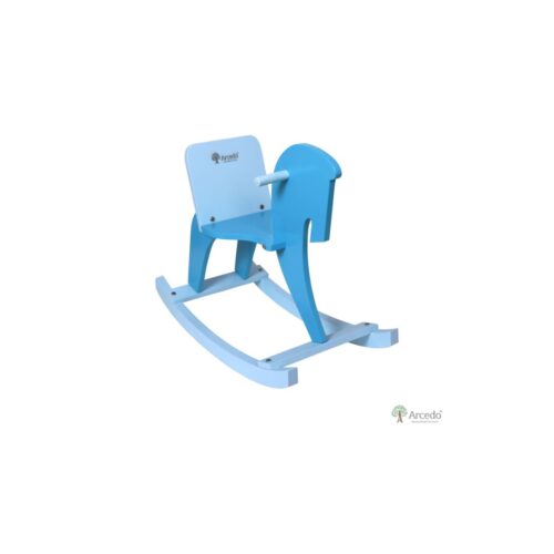 blue wooden rocking hourse | wooden rocking hourse | buy kids furniture online